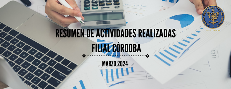 Filial Córdoba: Resumen mensual marzo 2024