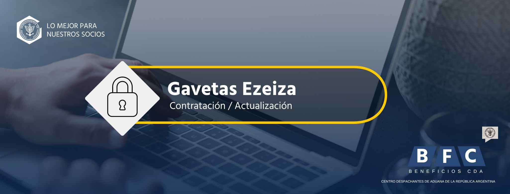 #BeneficioCDA Alquiler gavetas Ezeiza - Período 2025