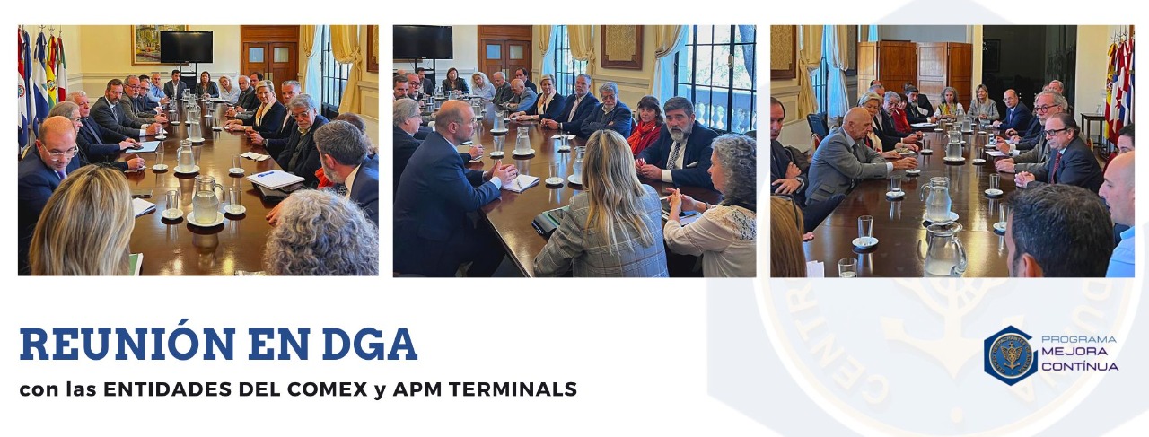 Reunión en DGA con las Entidades del Comex y APM TERMINALS