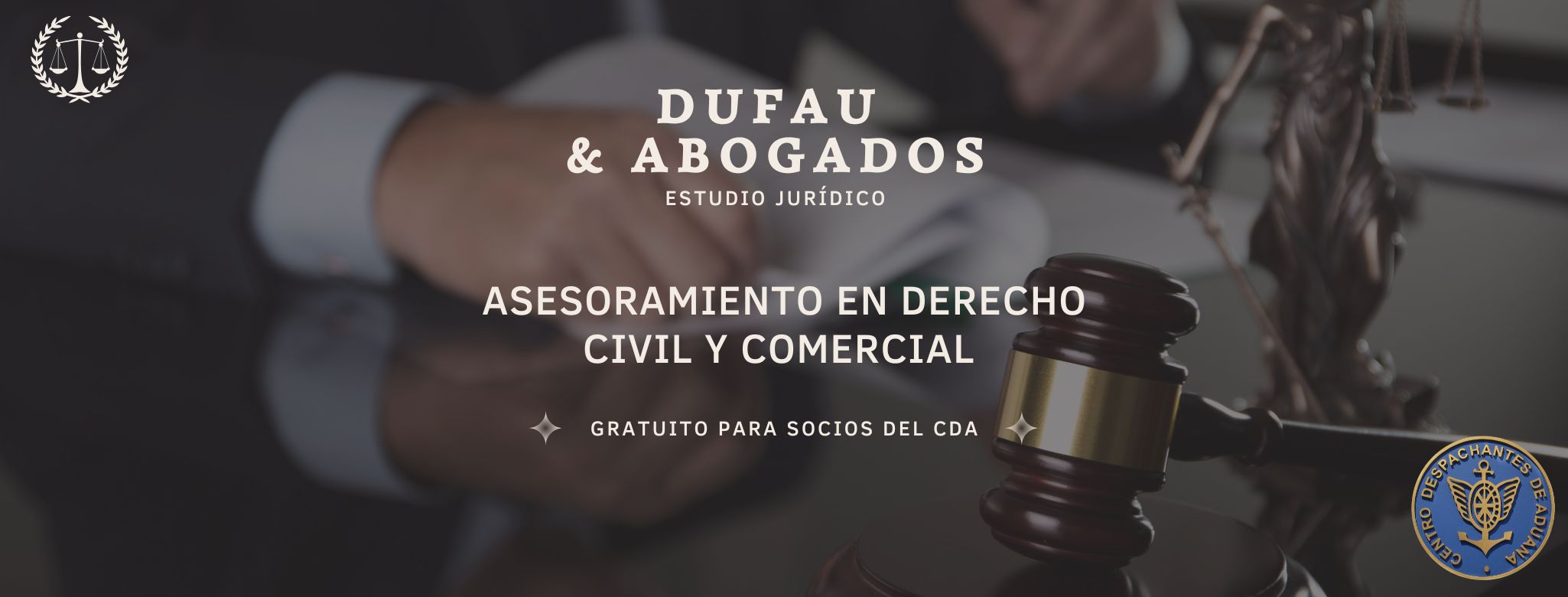 Nuevo beneficio para socios: el CDA suma asesoramiento en Derecho