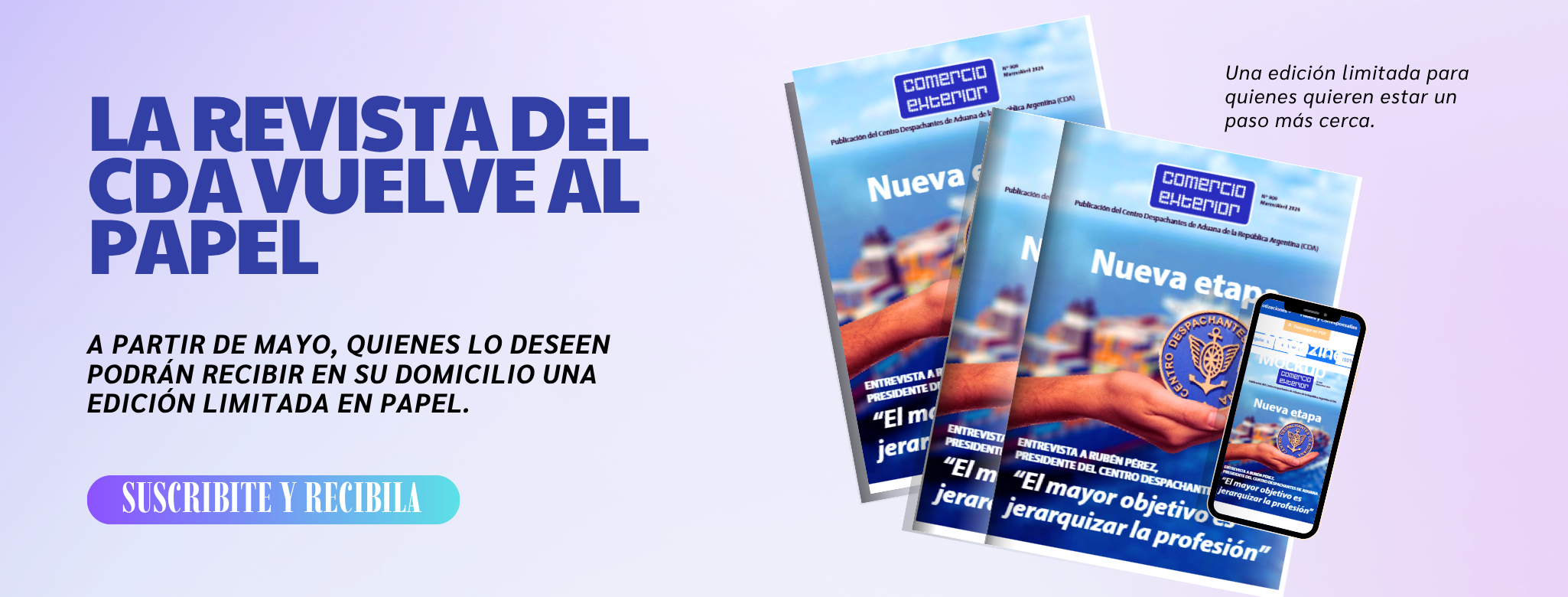 La Revista del CDA vuelve al papel