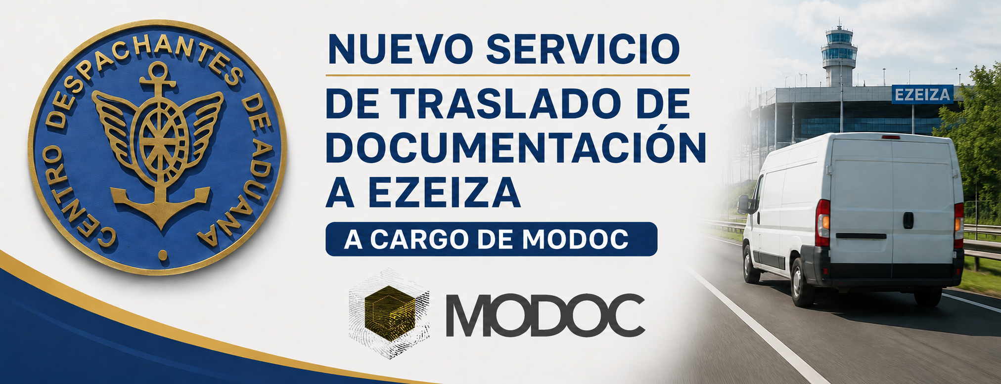Nuevo servicio de traslado de documentación a Ezeiza a cargo de 