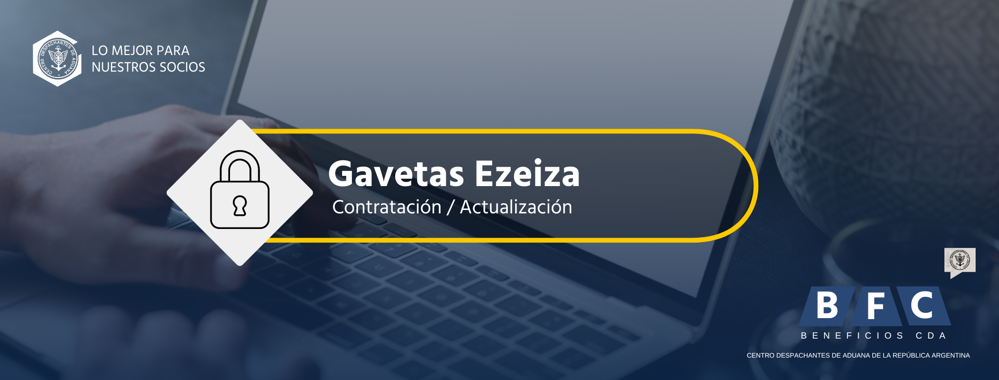 #BeneficioCDA Alquiler gavetas Ezeiza - Período 2026