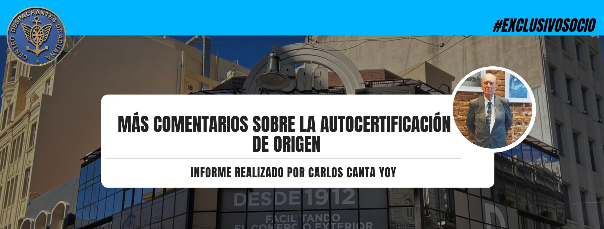 Más comentarios sobre la Autocertificación de Origen