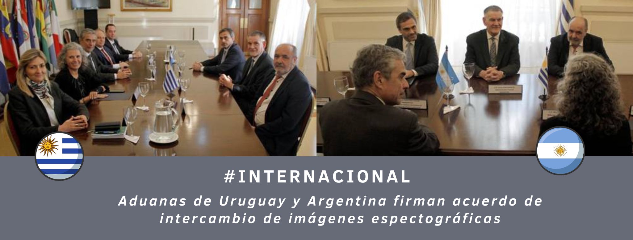 Aduanas de Uruguay y Argentina firman acuerdo de intercambio