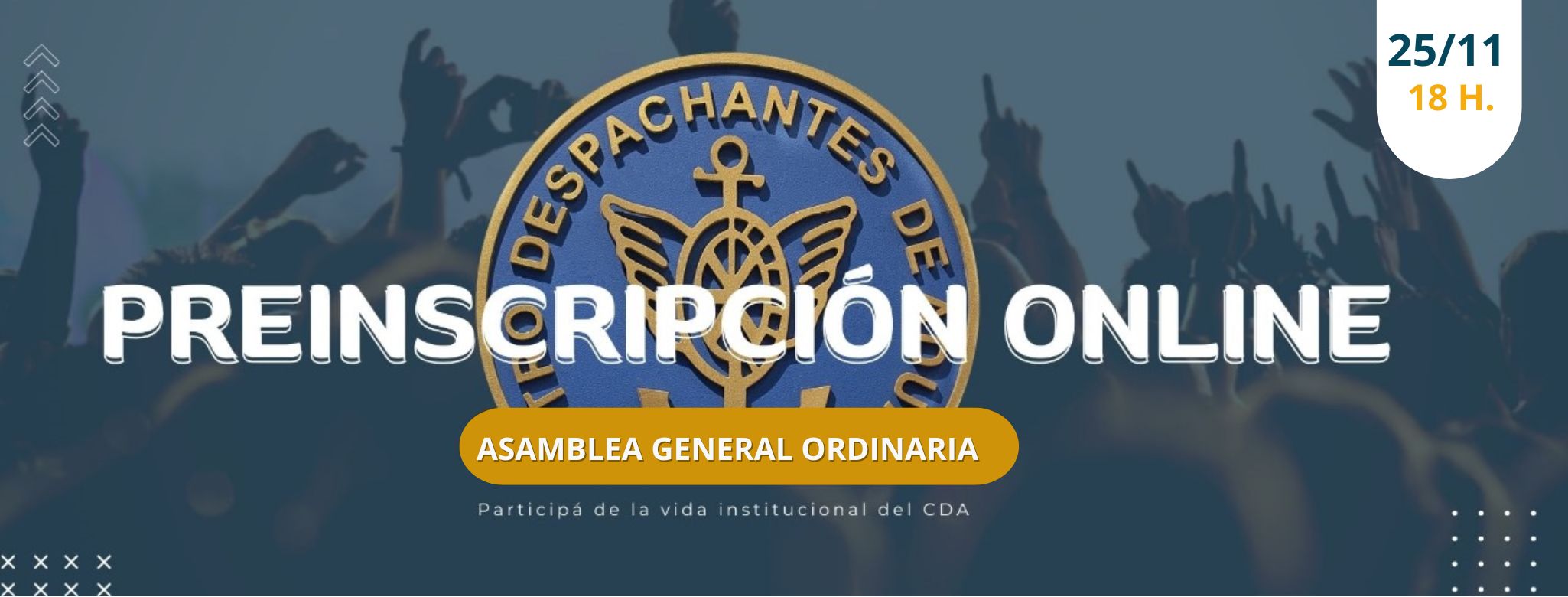 Preinscribite y agilizá tu ingreso para la Asamblea!