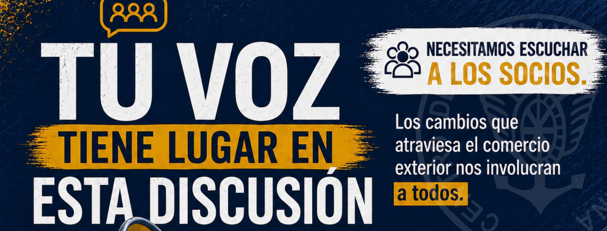 #HOY Tu voz tiene lugar en esta discusión