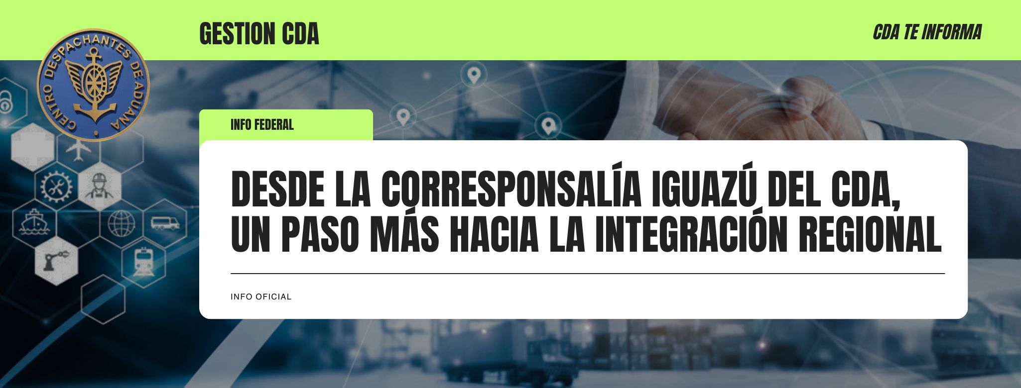 Desde la Corresponsalía Iguazú del CDA, un paso más hacia la integración regional