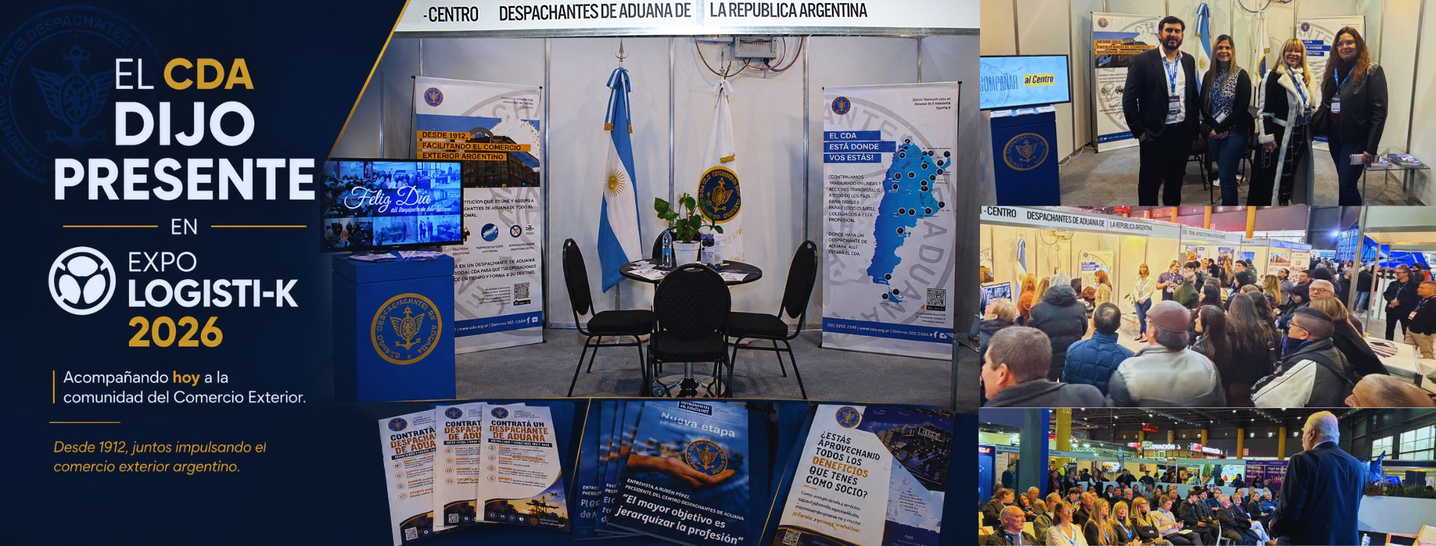 El CDA dijo presente en Expo Logisti-k 2026