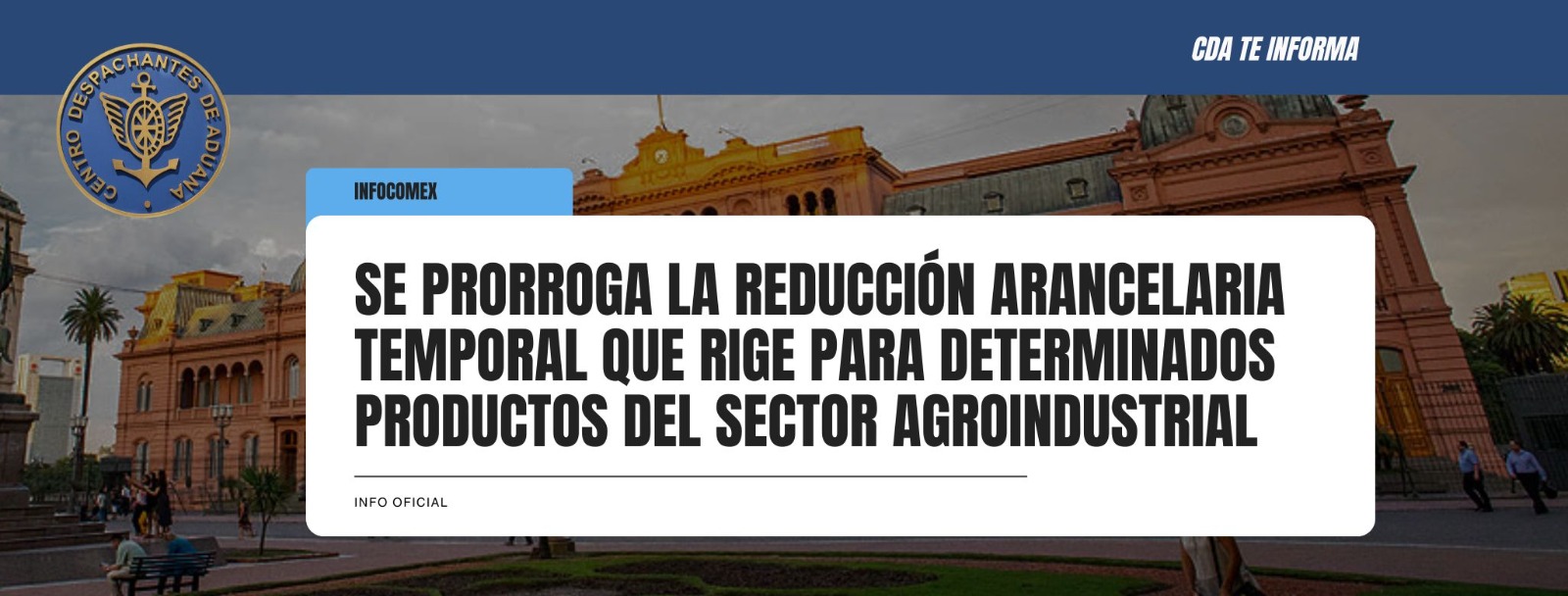 Se prorroga la reducción arancelaria temporal que rige para dete