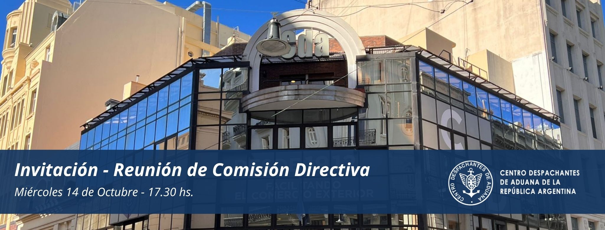 Invitación - Reunión de Comisión Directiva