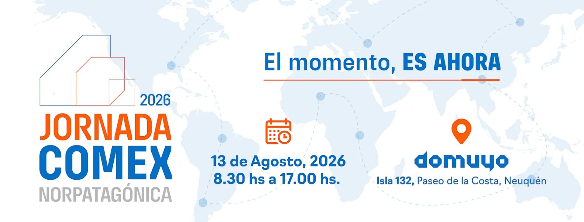 La Jornada COMEX Norpatagónica 2026 reunirá a más de quince especialistas para debatir los desafíos del comercio exterior regional