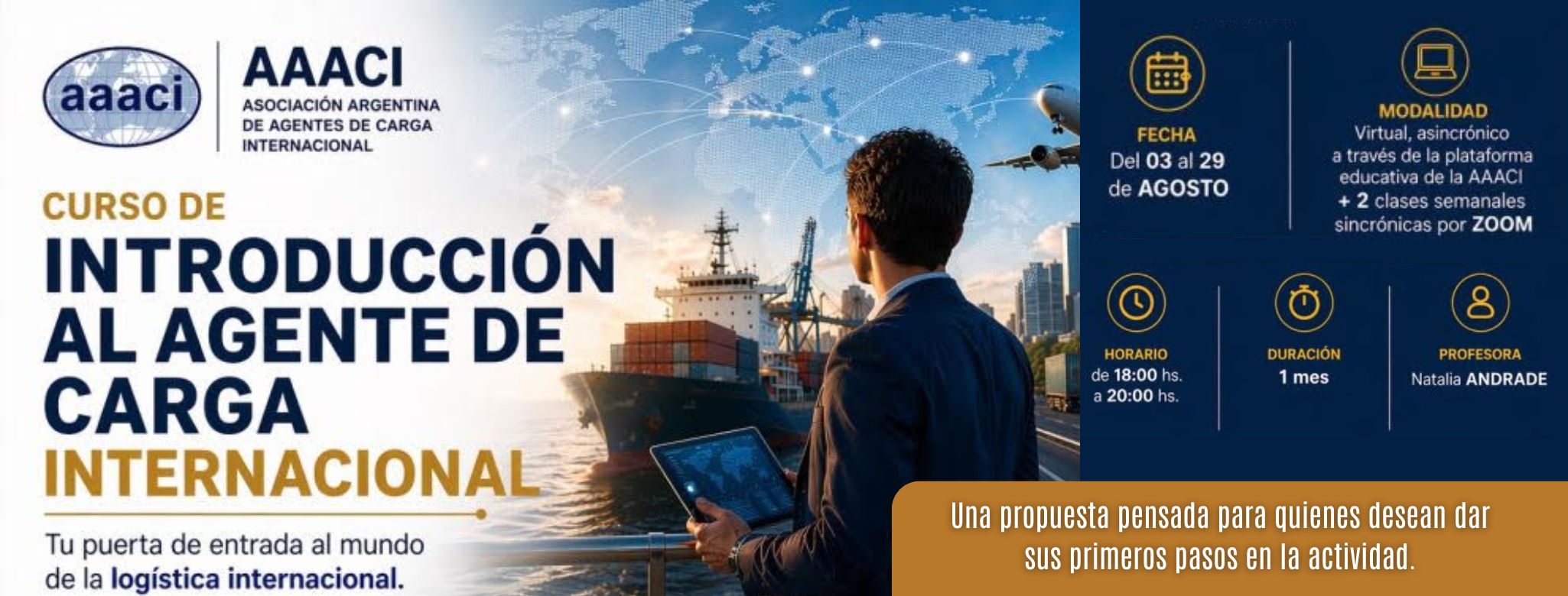 Curso de Introducción al Agente de Carga Internacional