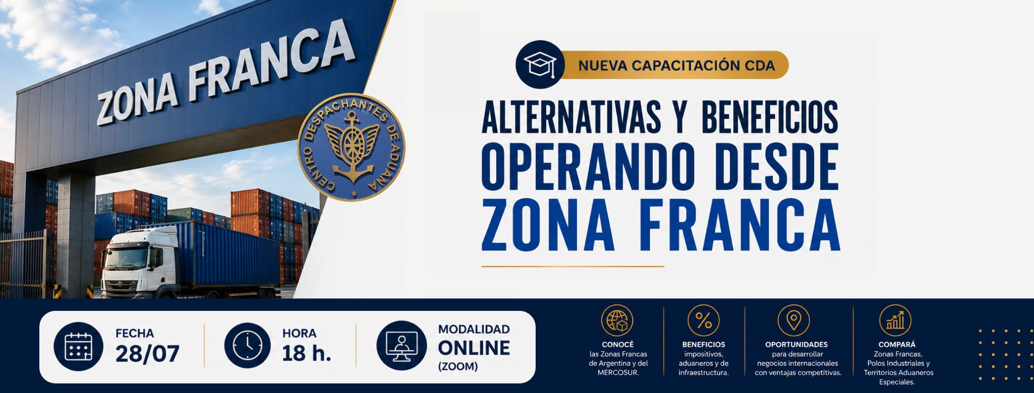 #Capacitación Alternativas y beneficios operando desde Zona Fran