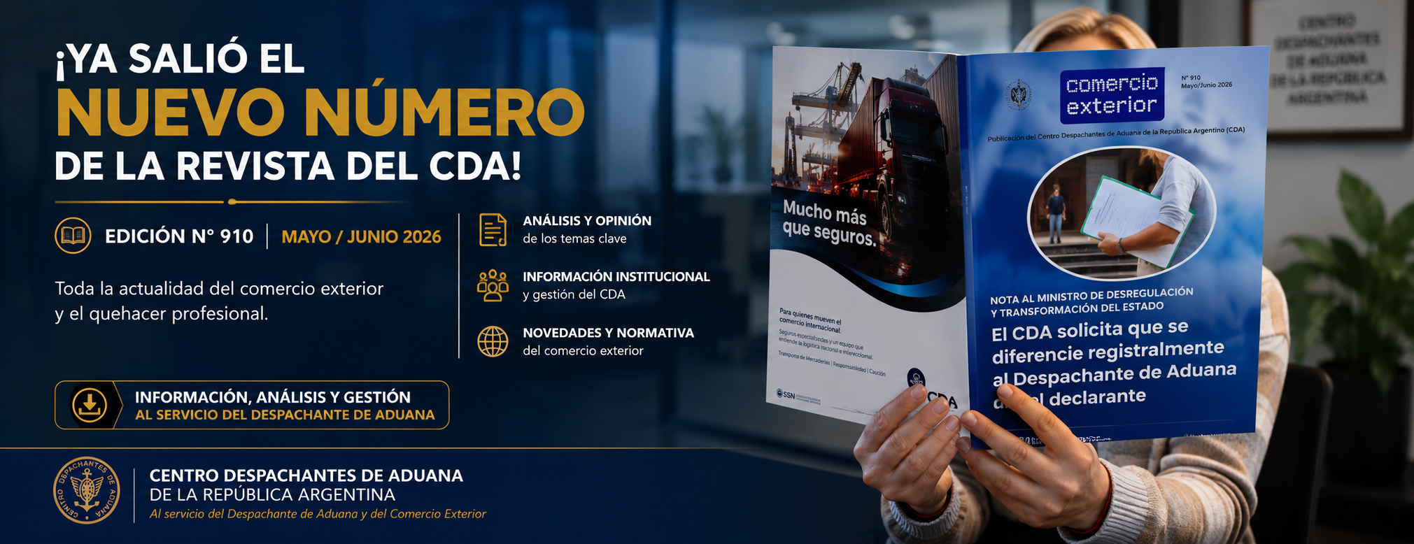 ¡Ya salió el nuevo número de la revista del CDA!