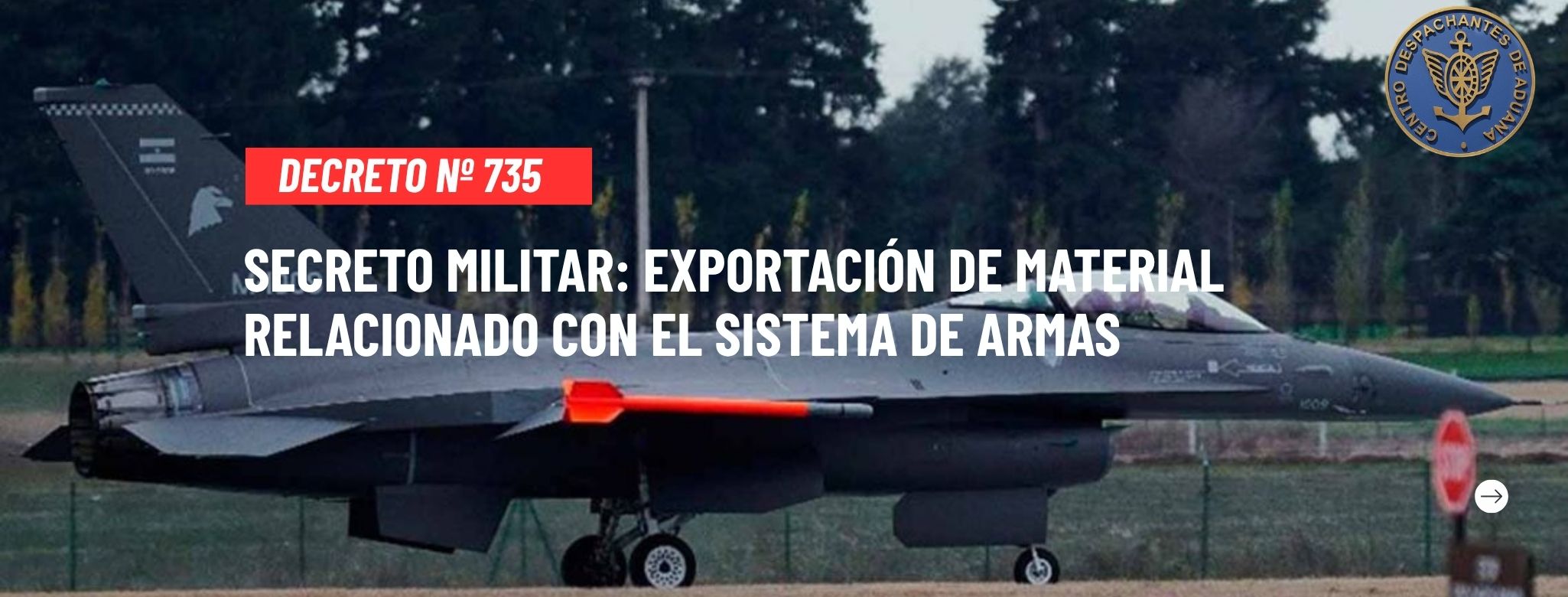 Secreto Militar: Exportación de material relacionado con el sist
