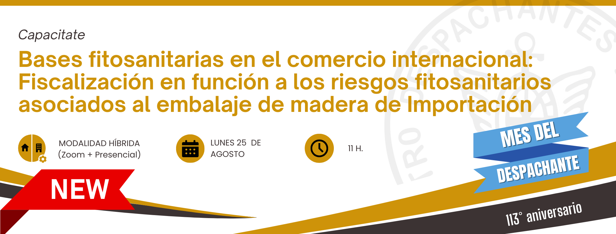 Bases fitosanitarias en el comercio internacional: Fiscalización en función a los riesgos fitosanitarios asociados al embalaje de madera de Importación