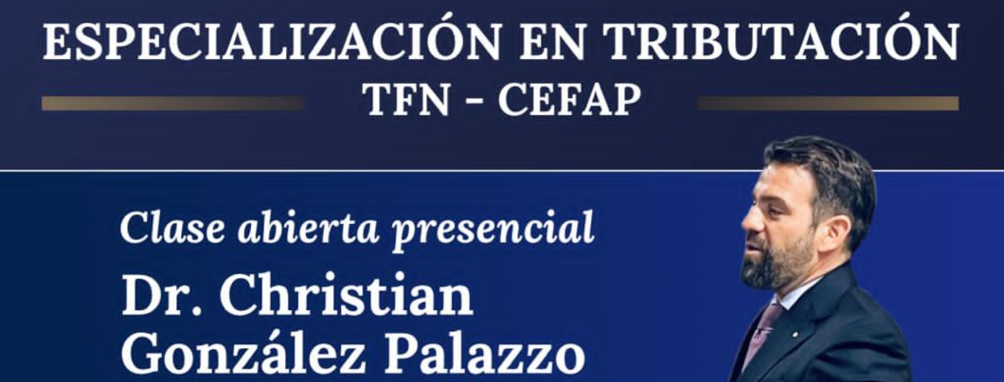 Invitación TFN - CEFAP: Especialización en tributación