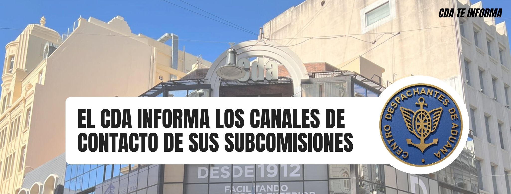 El CDA informa los contactos de sus Subcomisiones