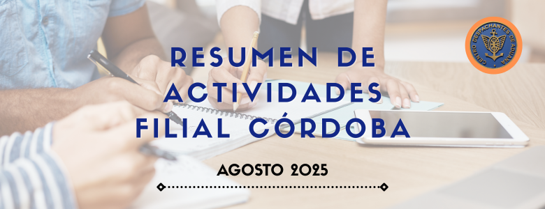Filial Córdoba - Resumen mensual agosto 2025