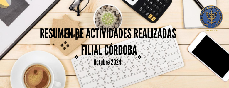 Filial Córdoba: Resumen de Actividades Octubre