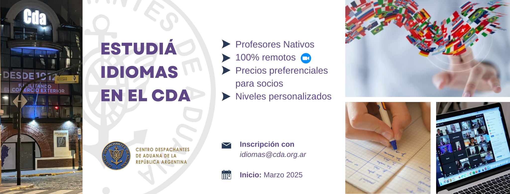 Cursos Federales de Idiomas Online - 1er Cuatrimestre 2025