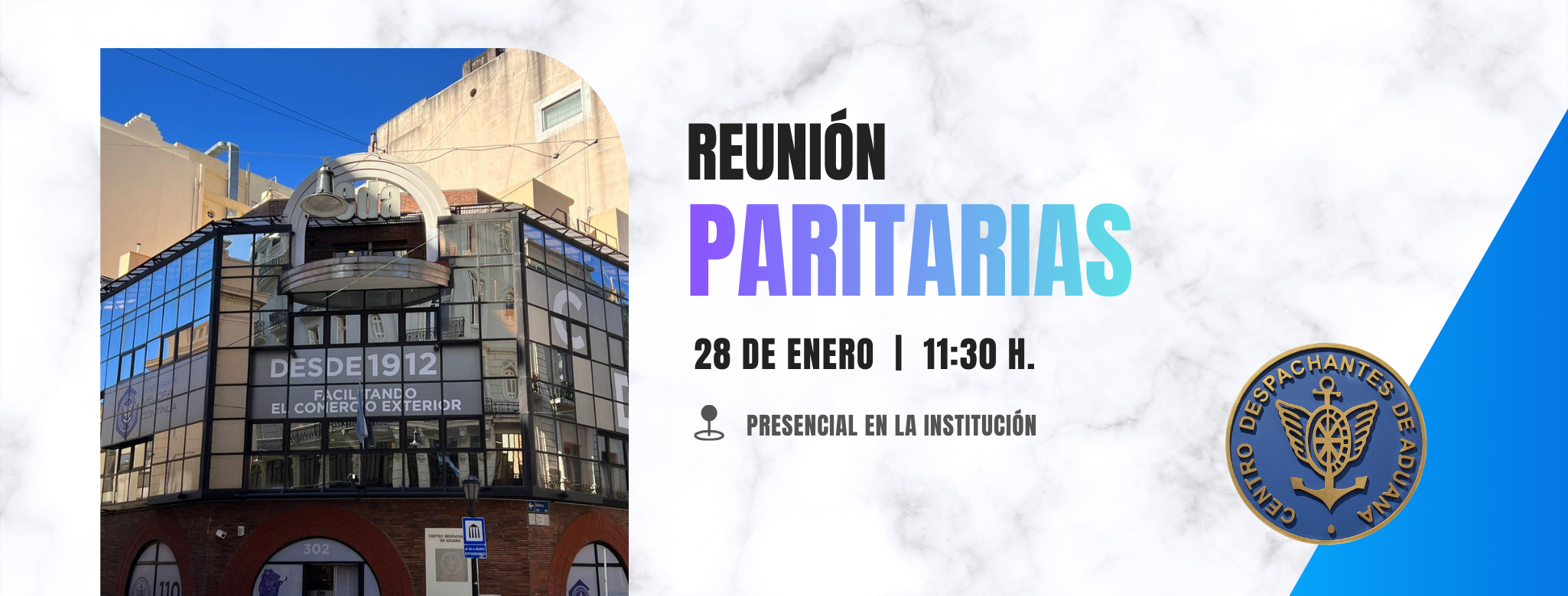 Convocatoria  a reunión de Paritarias 