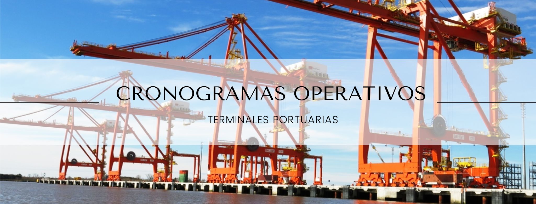 Cronogramas operativos de las Terminales Portuarias para el feria