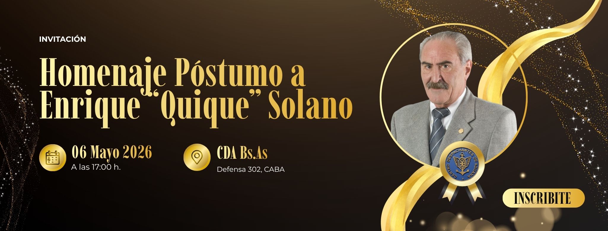 Invitación – Homenaje póstumo a Enrique Néstor -Quique- Garc