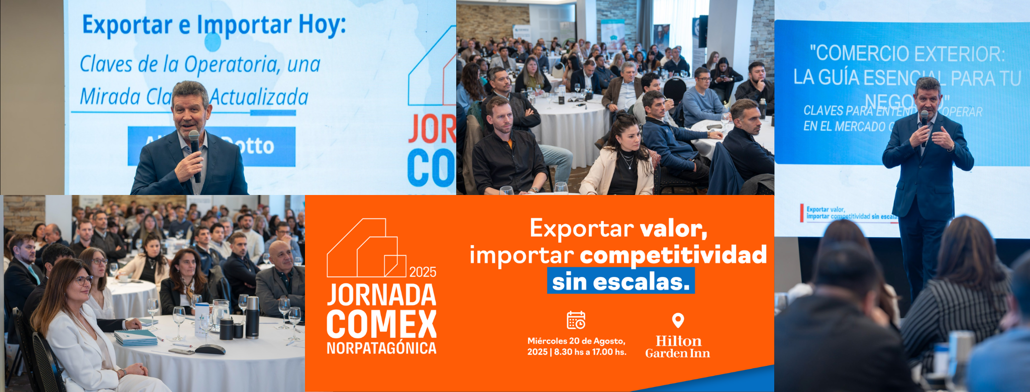 Exportar e importar hoy: Corresponsalía Río Negro participa de la Jornada COMEX Norpatagónica 2025
