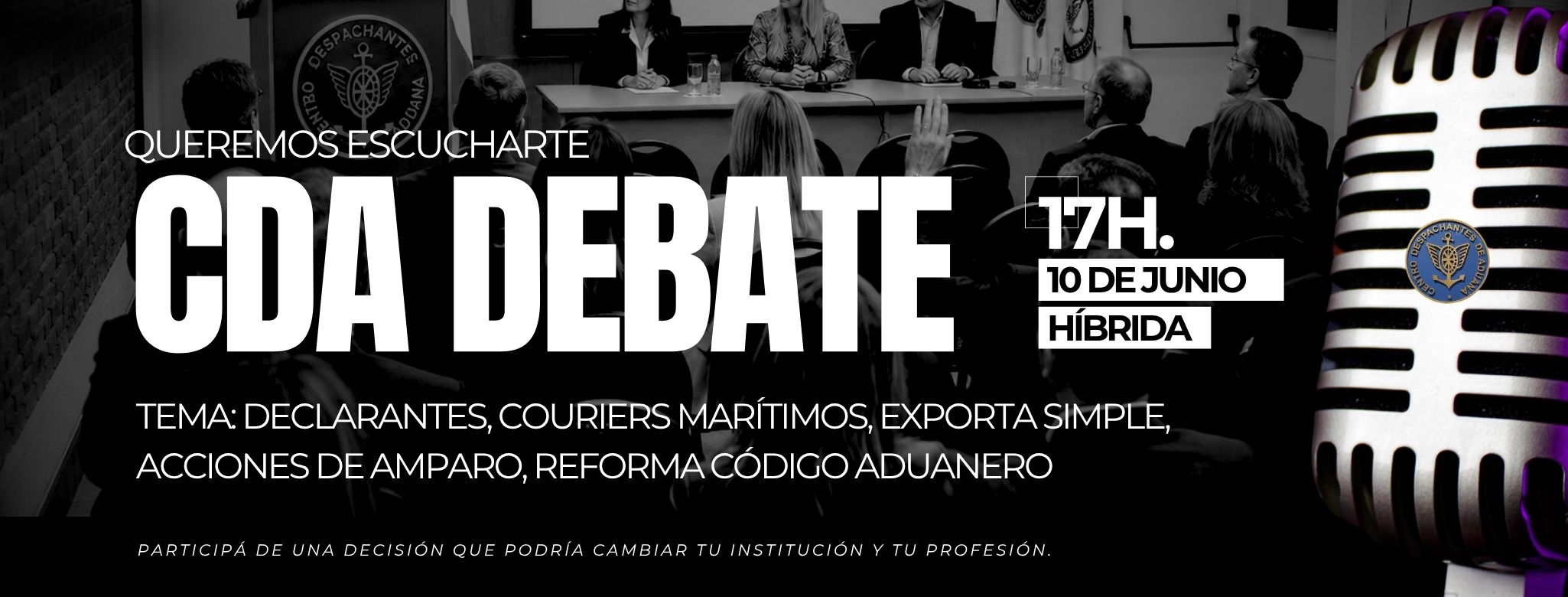 #CDADebate | Nos sobran los motivos