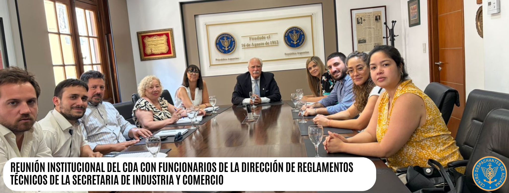 Reunión institucional del CDA con funcionarios de la Direcc