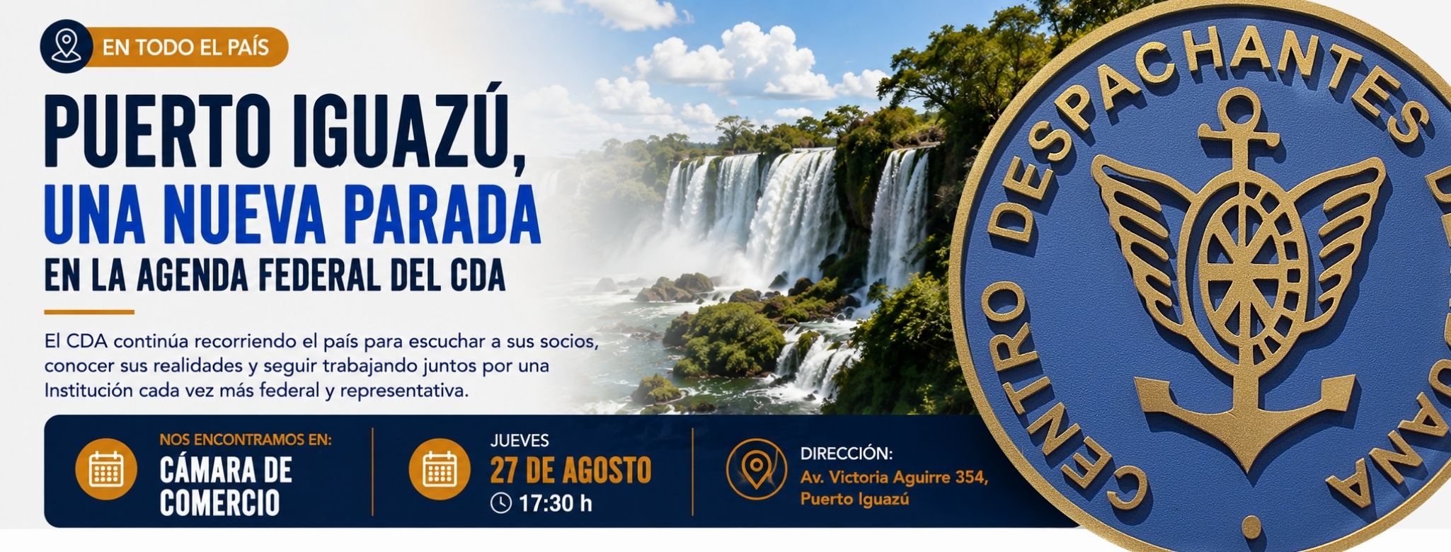 El CDA se encuentra con los socios de Puerto Iguazú