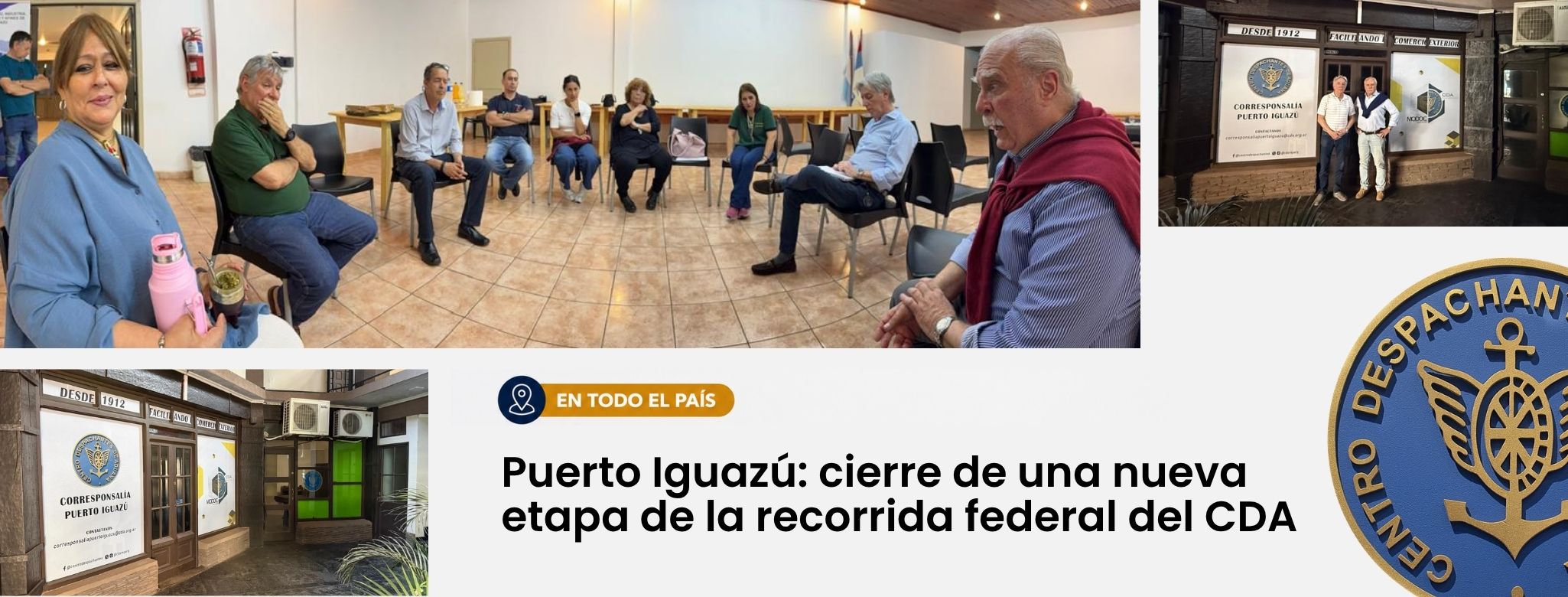 Puerto Iguazú: cierre de una nueva etapa de la recorrida federal