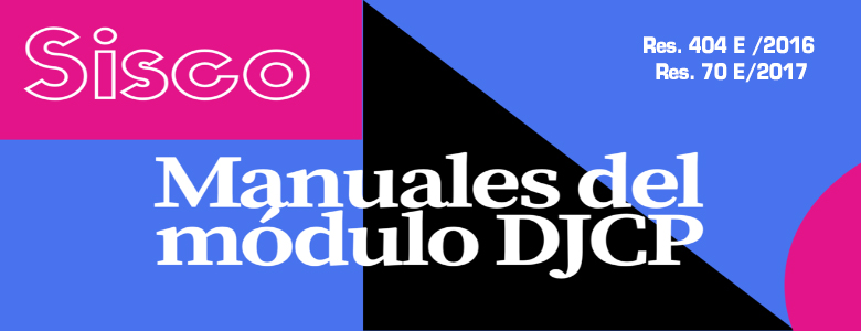 SISCO: Manuales del módulo DJCP